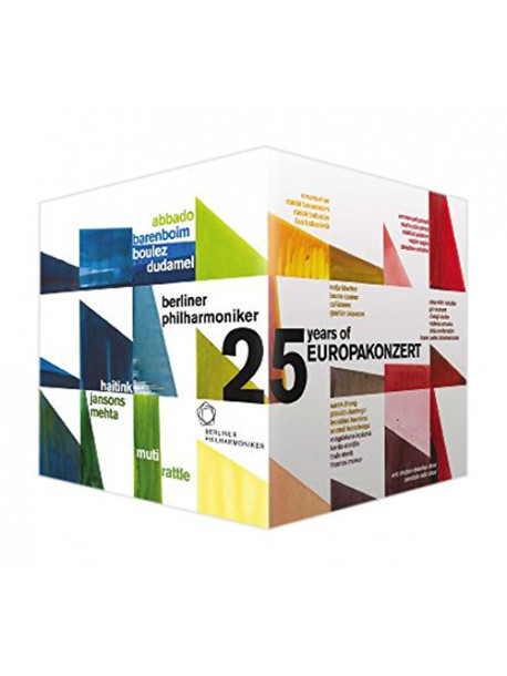 Berliner Philharmoniker 25 Years Of Europakonzert 1991-2015 (25 Dvd)