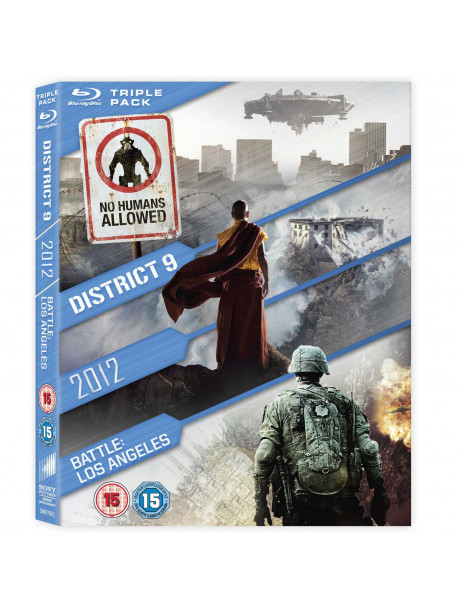 2012 / Battle: Los Angeles / District 9 (3 Blu-Ray) [Edizione: Regno Unito]