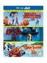 Cloudy With A Chance Of Meatballs / Monster House / Open Season (3D Box Set) (3 Blu-Ray) [Edizione: Regno Unito]
