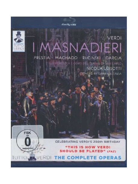 Verdi Giuseppe - I Masnadieri  - Luisotti Nicola Dir  /francesco: Artur Rucinski  Massimiliano: Giacomo Prestia  Carlo: Aquiles