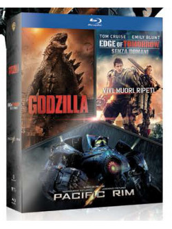 Godzilla / Edge Of Tomorrow / Pacific Rim Boxset (3 Blu-Ray)