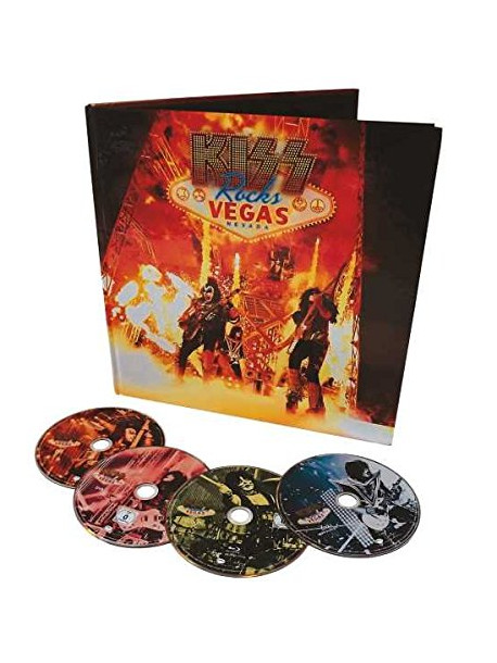 Kiss - Kiss Rocks Vegas (2 Cd+Dvd+Blu-Ray+Libro)