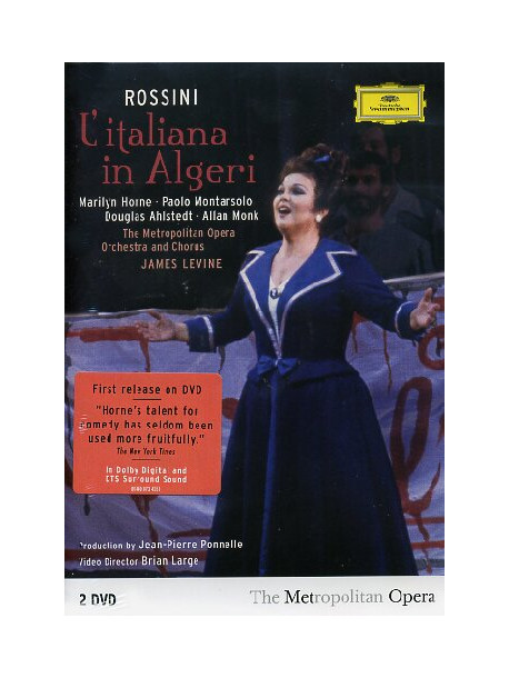 Rossini - L'italiana In Algeri - Horne/levine (2 Dvd)