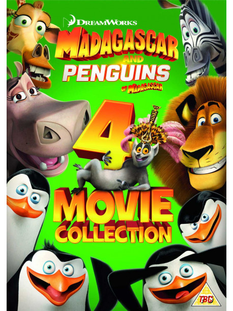 Madagascar 1-3/Penguins Of Madagascar (4 Movie Collection) [Edizione: Regno Unito]