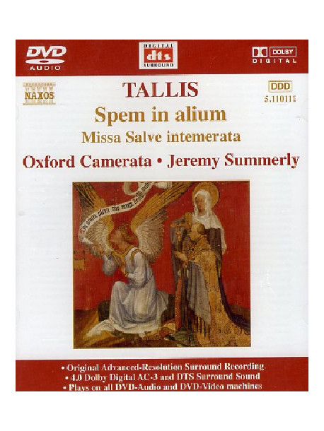 Tallis - Spem In Alium (Dvd Audio)