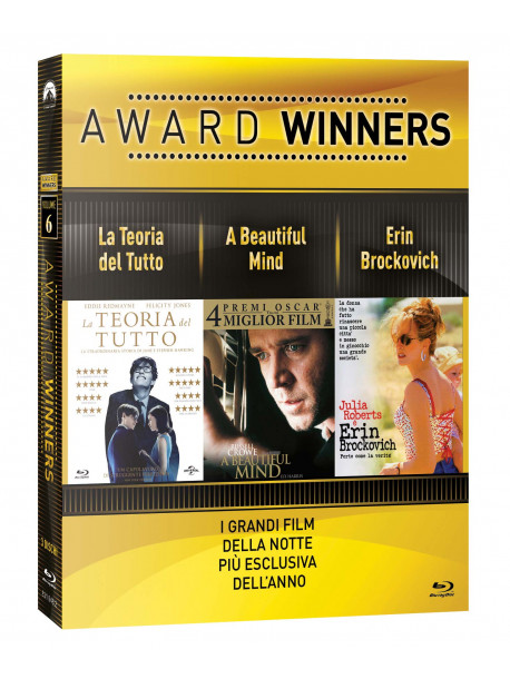 Teoria Del Tutto (La) / Beautiful Mind (A) / Erin Brockovich - Oscar Collection (3 Blu-Ray)