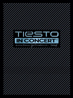Tiesto - In Concert (2004) (2 Dvd)
