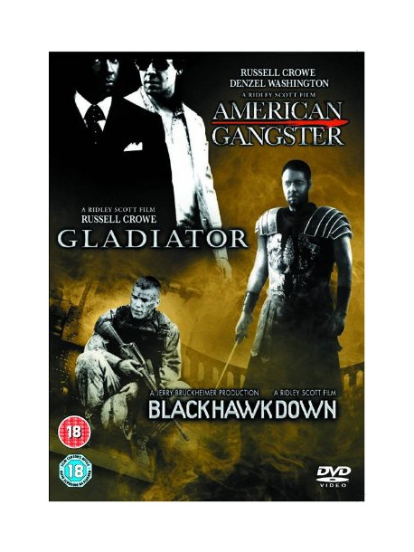 American Gangster / Gladiator / Black Hawk Down (3 Dvd) [Edizione: Regno Unito]