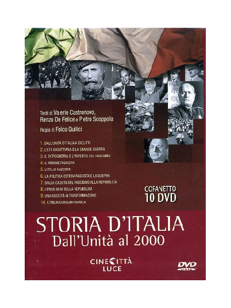 Storia D'Italia - Dall'Unita' Al 2000 (10 Dvd)