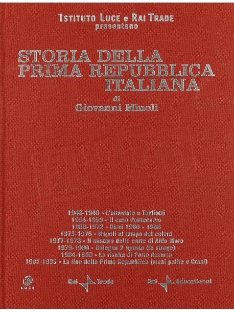 Storia Della Prima Repubblica Italiana (8 Dvd)