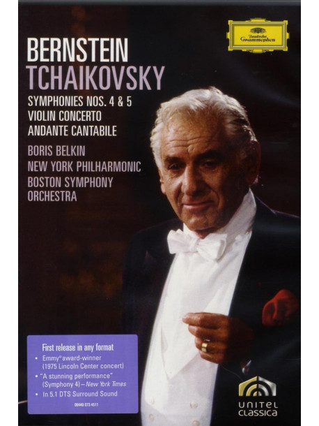 Ciaikovsky - Sinfonie 4 E 5 Conc. Vl. - Bernstein/belkin