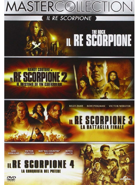 Re Scorpione Quadrilogia (4 Dvd)