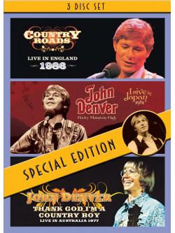 John Denver - Country Roads+Rocky+Mountain (3 Dvd)
