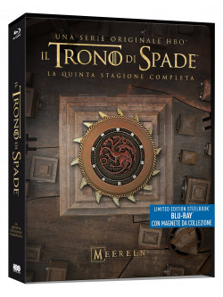 Trono Di Spade (Il) - Stagione 05 (Ltd Steelbook) (4 Blu-Ray+Magnete Da Collezione)