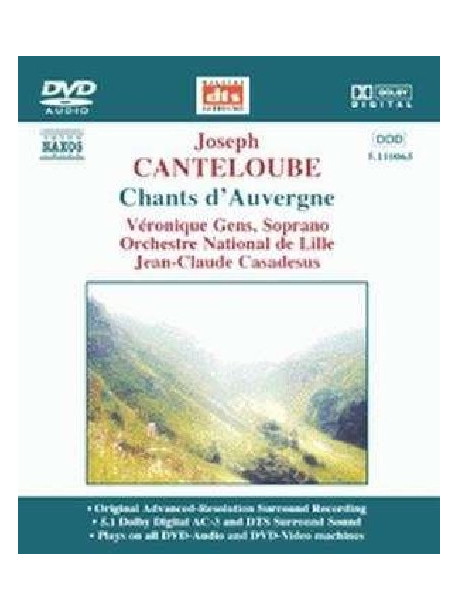 Canteloube - Chants D'Auvergne (Dvd Audio)