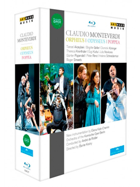 Claudio Monteverdi - Orfeo, L'incoronazione Di Poppea, Il Ritorno Di Ulisse (3 Blu-Ray)