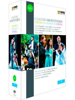 Claudio Monteverdi - Orfeo, L'incoronazione Di Poppea, Il Ritorno Di Ulisse (5 Dvd)