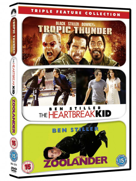 Tropic Thunder / Zoolander / Heartbreak Kid (3 Dvd) [Edizione: Regno Unito]