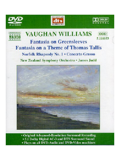 Vaughan - Fantasia On Greensleeves (Dvd Audio)