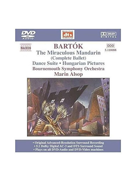 Bartok - Mandarino Meraviglioso (Il) (Dvd Audio)