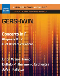 Gershwin - Piano Concerto In F / Rhapsody No.2 / I Got Rhythm Variations (Blu-Ray Audio)