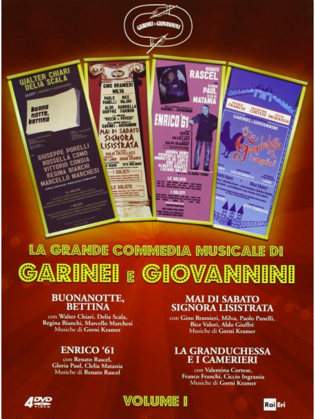 Garinei E Giovannini - La Grande Commedia Musicale 01 (4 Dvd)