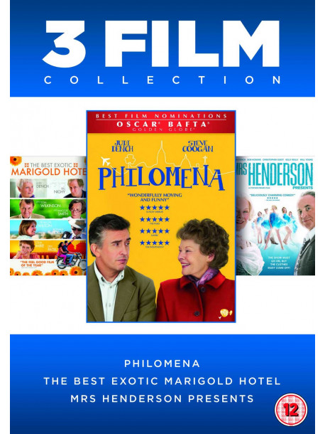 Philomena / The Best Exotic Marigold Hotel / Mrs Henderson Presents (3 Dvd) [Edizione: Regno Unito]