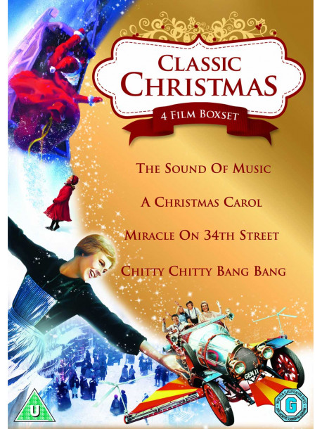 Classic Christmas - Christmas Carol / Miracle On 34Th Street / Chitty Chitty Bang Bang (4 Dvd) [Edizione: Regno Unito]