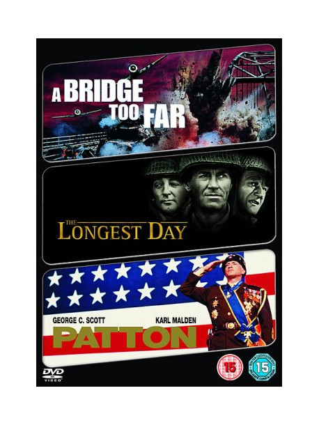 Longest Day (The) / A Bridge Too Far / Patton (3 Dvd) [Edizione: Regno Unito]