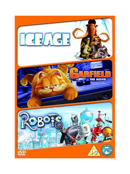 Robots / Ice Age / Garfield - The Movie (3 Dvd) [Edizione: Regno Unito]