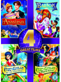 Anastasia / Bartok the Magnificent / Ferngully / Ferngully 2 (4 Dvd) [Edizione: Regno Unito]