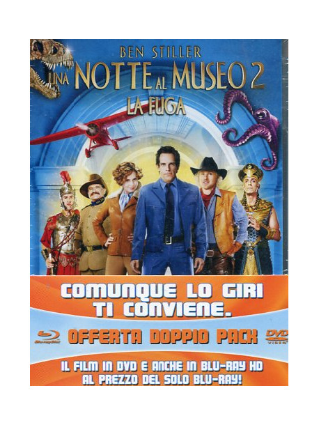 Notte Al Museo 2 (Una) - La Fuga (Edizione B-Side) (Dvd+Blu-Ray)