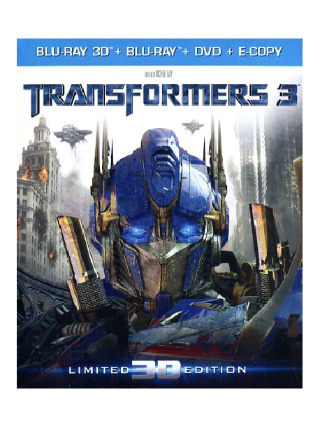 Transformers 3 (3D) (Blu-Ray 3D+Blu-Ray+Dvd+E-Copy)