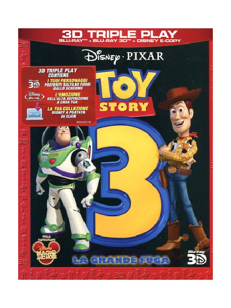 Toy Story 3 - La Grande Fuga (3D) (Blu-Ray+Blu-Ray 3D+E-Copy)