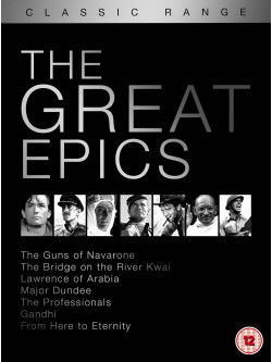 Classic Range  The Great Epics The Guns Of Navarone The Bridge On The River Kwai Lawrence Of Arabia Major Dundee The Professiona