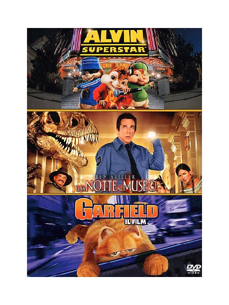 Alvin Superstar / Una Notte Al Museo / Garfield - Il Film (3 Dvd)