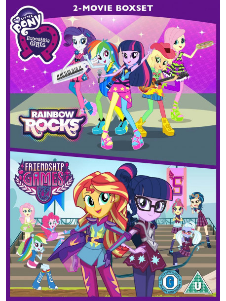My Little Pony - Equestria Girls - Rainbow Rocks And Friendship Games (2 Dvd) [Edizione: Regno Unito]