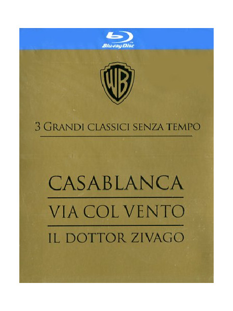 Casablanca / Via Col Vento / Il Dottor Zivago (3 Blu-Ray)