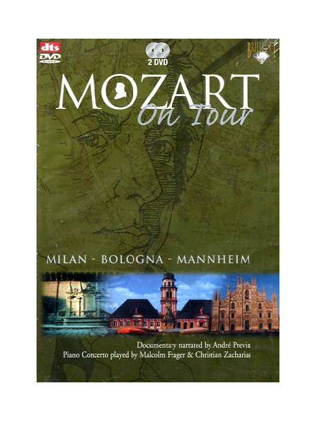 Mozart On Tour - Piano Concertos - Milan - Bologna - Mannheim (2 Dvd)