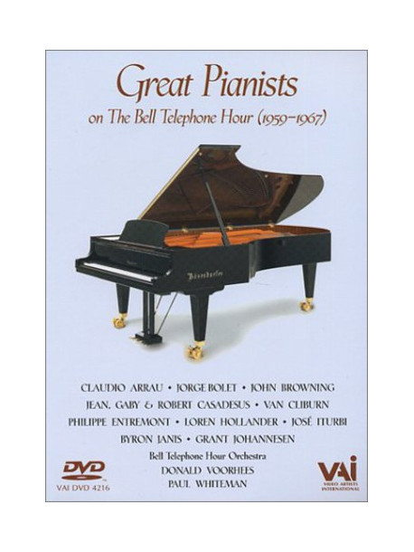 Great Pianists Bell Tel Hour 1959-1967