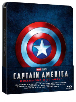 Captain America Trilogy (3 Blu-Ray) (Steelbook)