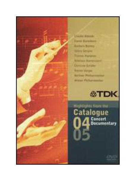 Tdk Concert & Documentary Catalog