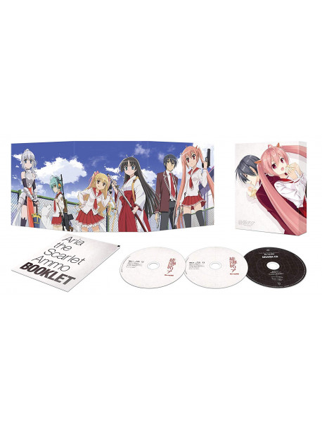 Akamatsu Chugaku - Aria The Scarlet Ammo Blu-Ray Box (3 Blu-Ray) [Edizione: Giappone]