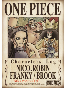 Oda Eiichiro - One Piece Characters Log 'Robin&Franky&Brook' [Edizione: Giappone]