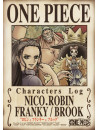 Oda Eiichiro - One Piece Characters Log 'Robin&Franky&Brook' [Edizione: Giappone]