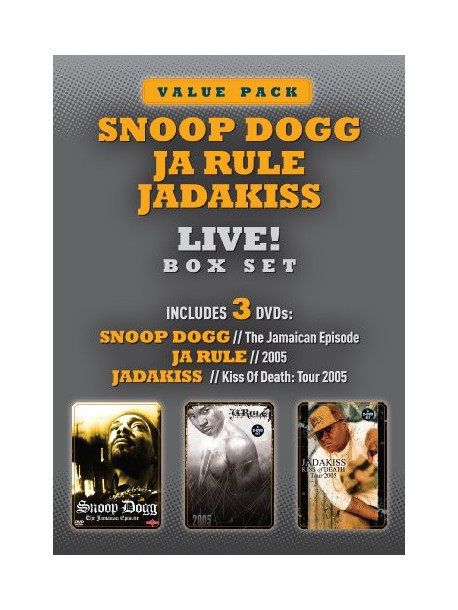 Snoop Dogg / Ja Rule / Jadakiss - Live (3 Dvd) [Edizione: Stati Uniti]