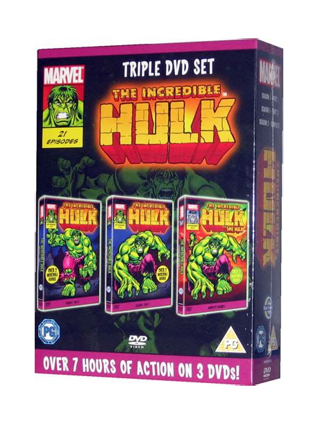 Incredible Hulk Marvel Triple Dvd [Edizione: Regno Unito]