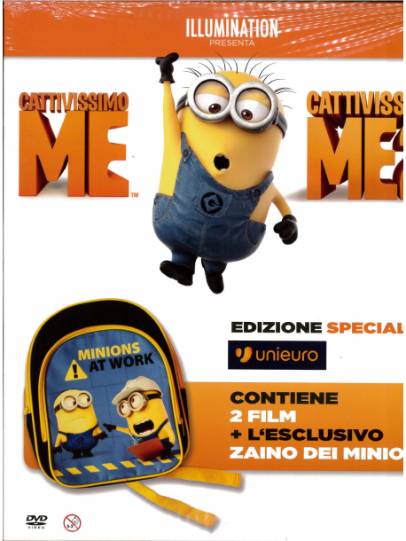 Cattivissimo Me 1 & 2 (Minimovie Collection 2 Dvd+Zainetto Box Set)