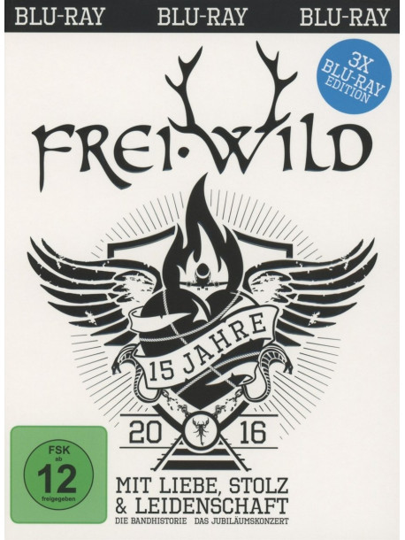 Frei.Wild - 15 Jahre Mit Liebe,.. (3 Blu-Ray) [Edizione: Germania]