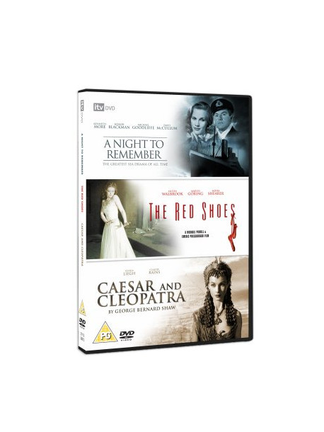 A Night To Remember / Red Shoes / Caesar & Cleopatra Dvd [Edizione: Regno Unito]